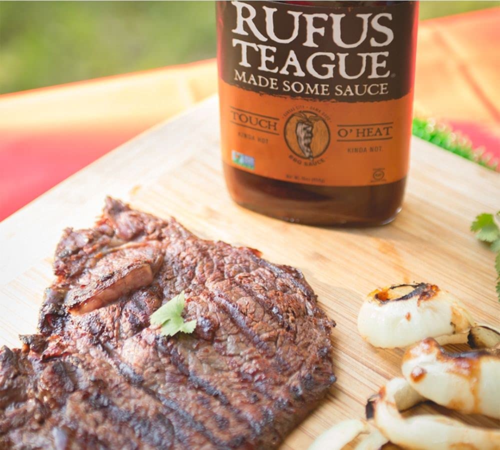 Rufus Teague Teague's Touch O' Heat BBQ Sauce, 15.25 OZ