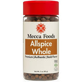 Whole Allspice Berries - Premium Grade Pimento Spice, Non-GMO, Ideal for Baking, Pickling & Jamaican Jerk Recipes - 3 oz PET Jar by Mecca Foods