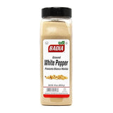 Badia Ground White Pepper, 16 oz - Smooth, Mellow Heat and Delicate Flavor for Light Sauces, Soups, Poultry and Seafood