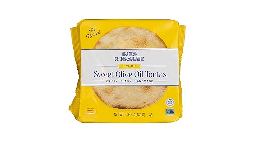 INES ROSALES Sweet Lemon Tortas, 6.34 OZ
