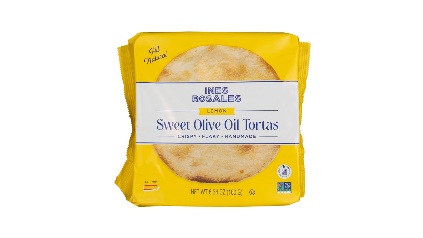 INES ROSALES Sweet Lemon Tortas, 6.34 OZ