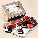 Dulcet Gift Baskets Chocolate and Red Velvet Whoopie Pie Tin Assortment, Cookie and Cream Snacks for a Holidays, Birthday, Sympathy, Get Well