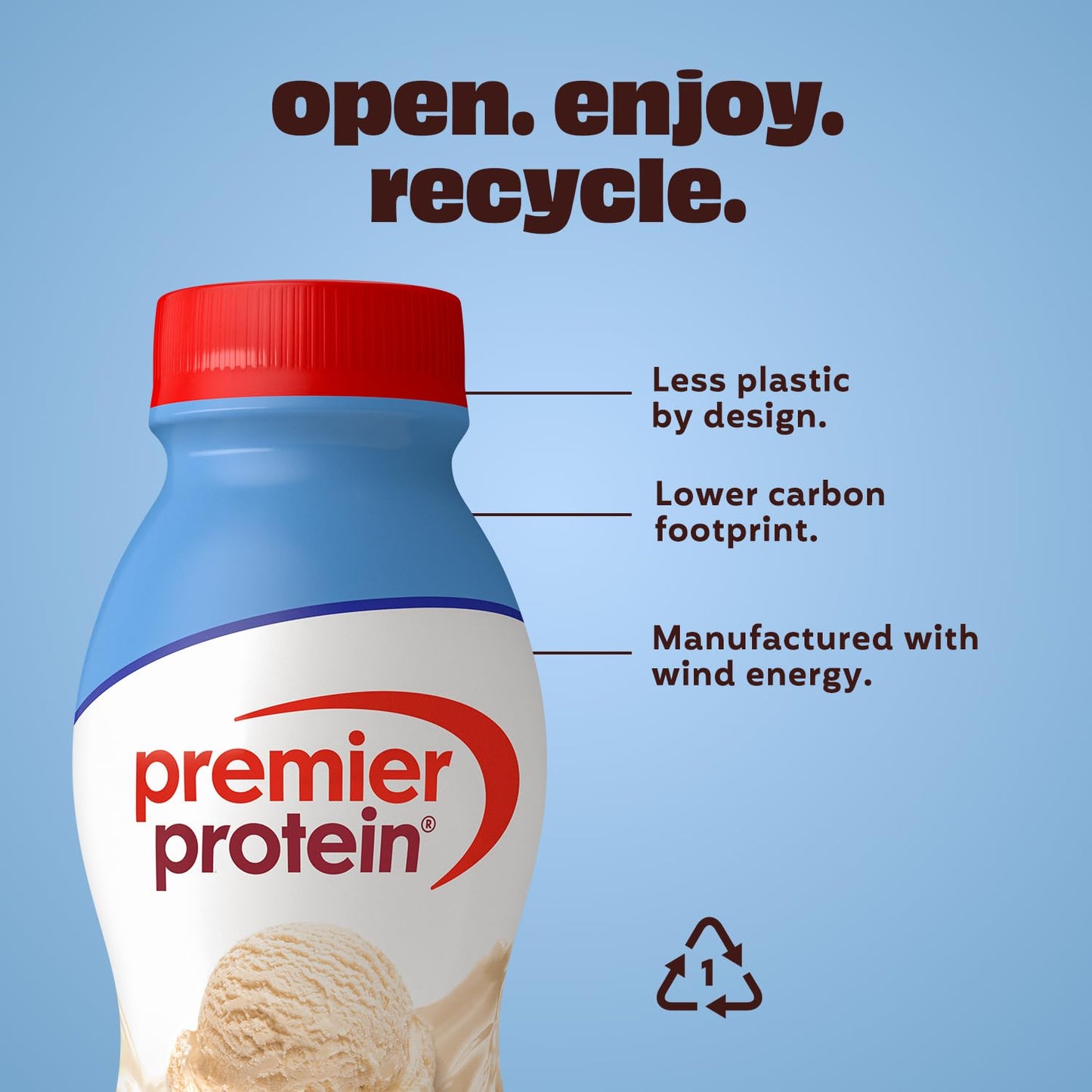 Premier Protein Shake, Vanilla, 30g Protein, No Added Sugar, 24 Vitamins & Minerals to Support Immune Health, 11.5 fl oz, 12 Pack