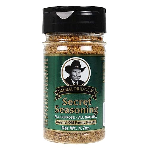 All Purpose Seasoning - Jim Baldridge's Secret Seasoning - 4.7 oz - All Natural - Gluten & MSG Free - Nebraska USA Made - Unique Spice Blend - Gourmet