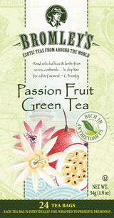 Bromley's Passion Fruit Green Tea, 24 Count (Pack of 6)