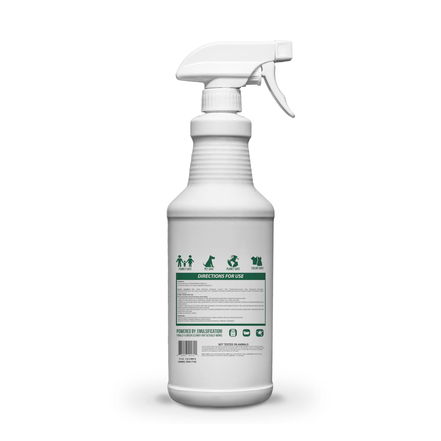 CLEANGO GREENGO Total Purpose, Biodegradable Emulsifying Cleaning Power, Nontoxic Cleaner for Bathroom, Kitchen, Garage, and More, 32 fluid ounces