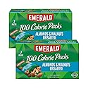 Emerald Nuts, Natural Walnuts & Almonds, 100 Calorie Packs, 7 Ct, 3.92 Oz (Pack of 2)