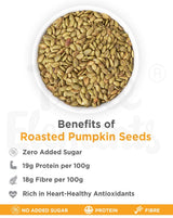 True Elements Roasted Pumpkin Seeds, 500g