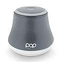 Fabric Shaver, Lint Remover Electric (Silver) - Rechargeable, 6 Blade System, Fabric Lint Shaver w/LED Light | One-Touch Activation Pill Shaver