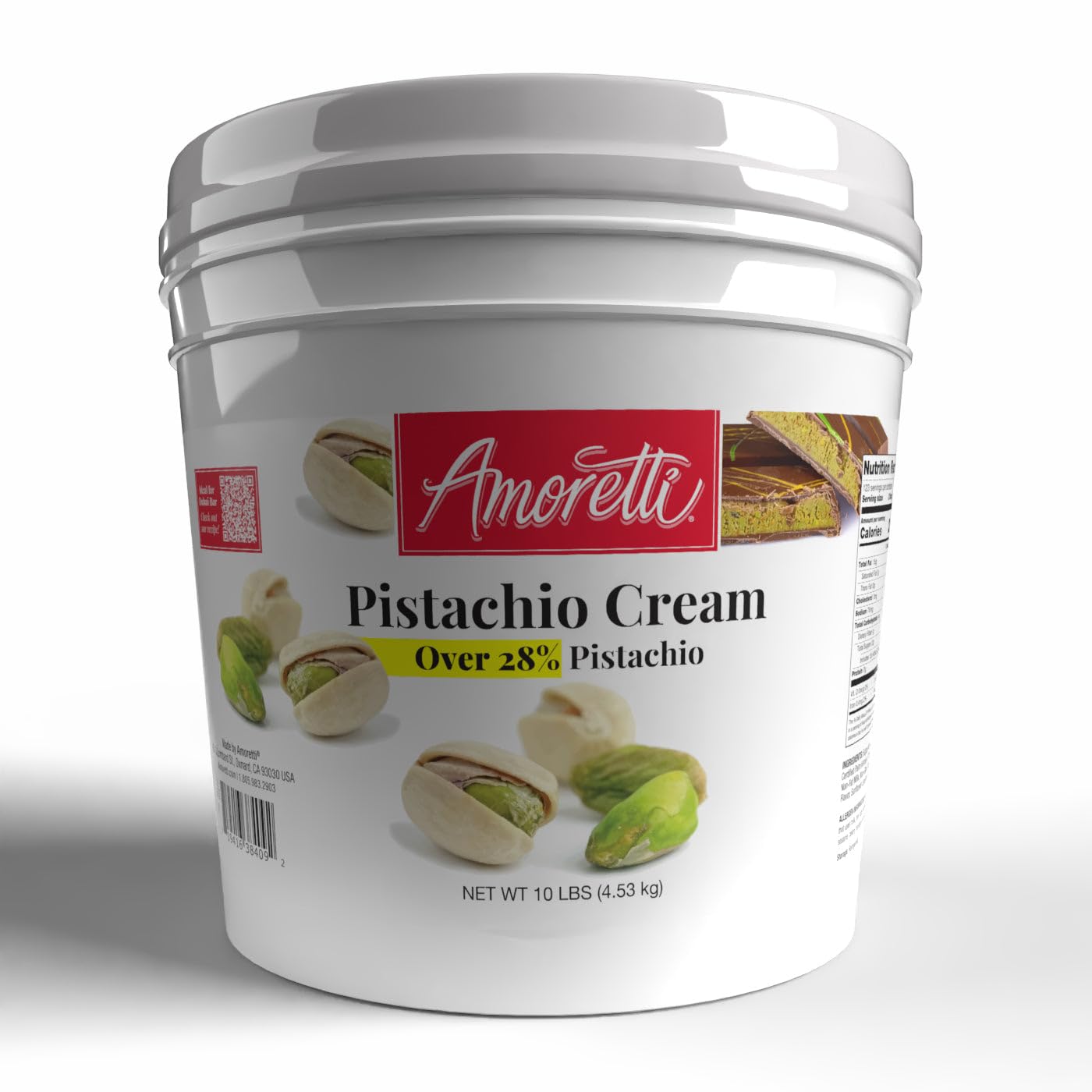 Amoretti - Pistachio Cream (Over 28% Pistachios) - 11 oz