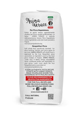 (5Kg. Bag) Anima Verace - Flour for Pizza Napoletana (00 Pizza Flour, Non-GMO, Kosher, All Natural, UnBleached, 100% Italian Soft Wheat) 11 Lb.