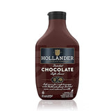 Hollander Dutched Chocolate Cafe Sauce | Vegan Friendly, GMO-Free, Gluten/Soy Free, Corn Syrup Free | 15 fl. oz. Squeeze Bottle
