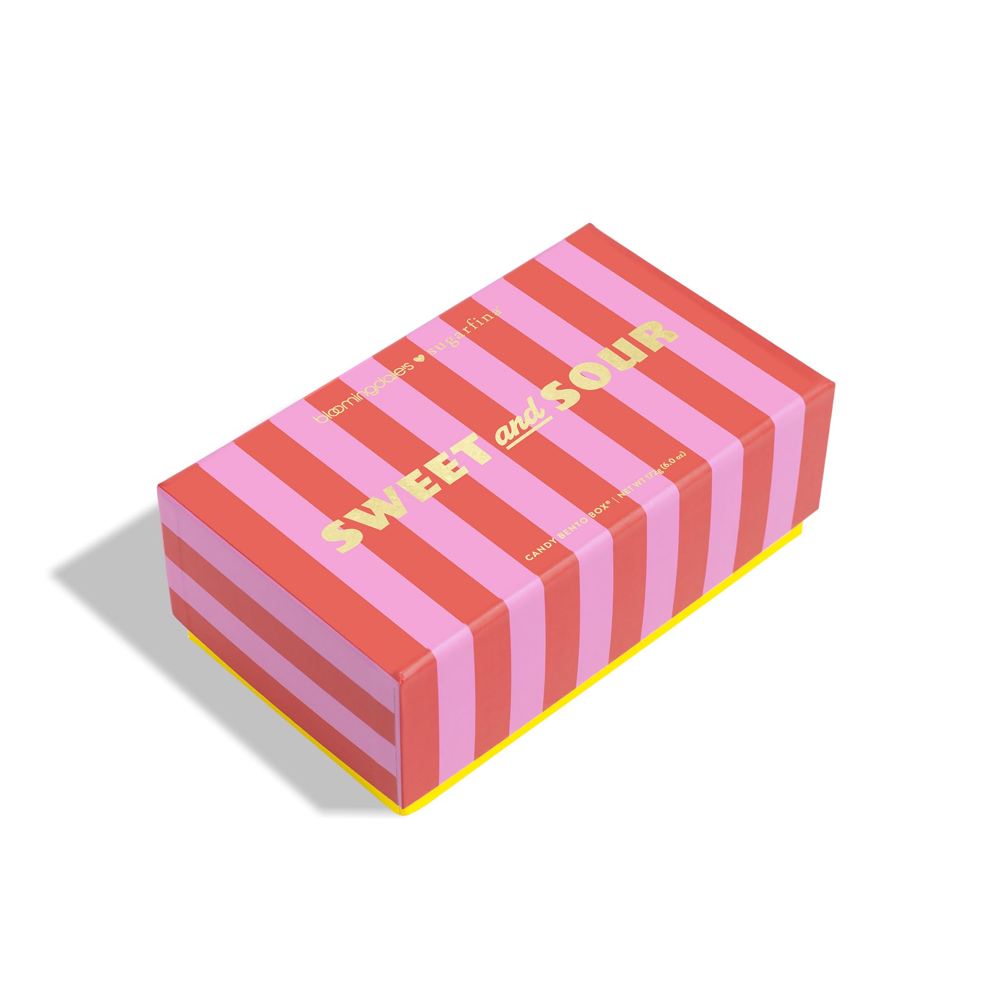 Sugarfina Sweet and Sour 2 Piece Candy Bento Box | Sour Strawberries, Sweet & Sour Hearts