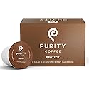 Purity Coffee PROTECT High Antioxidant Light-Medium Roast K Pod Capsules (12ct Box) | Specialty-Grade USDA Organic Arabica Blend | Third Party Tested