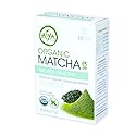 Aiya Organic Matcha Infused Sencha | Organic Ceremonial Matcha Green Tea, Organic Sencha | 10 Count