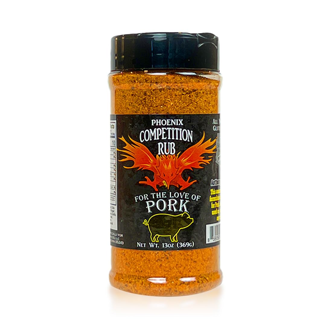 Anthony Spices - Competition Rub 5-Pack. This package includes Anthony Spices Competition Chicken, Pork, Beef, Sweet Heat, and Everything Rubs, each