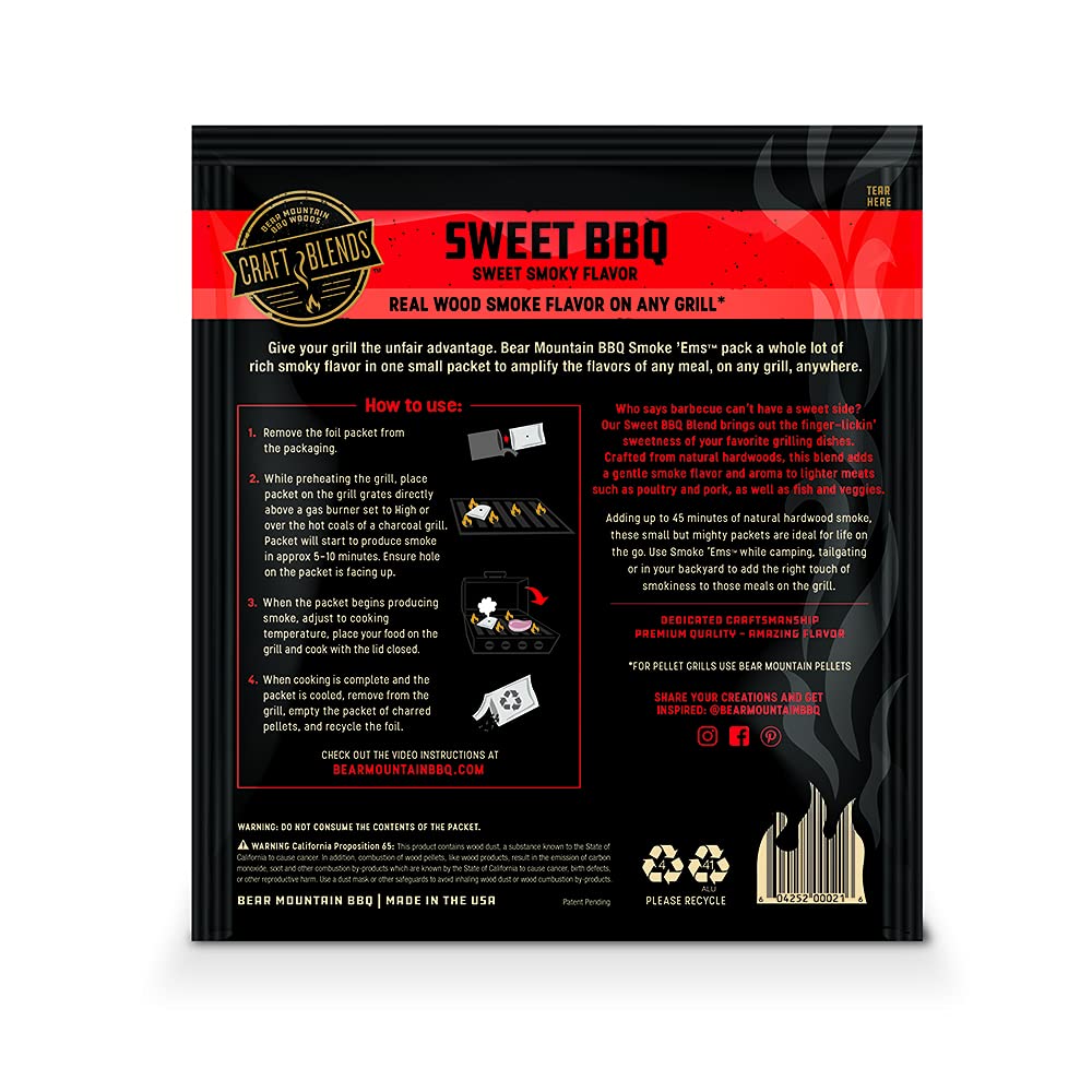 Bear Mountain BBQ - Sweet BBQ Smoke 'EMS - 2-Pack