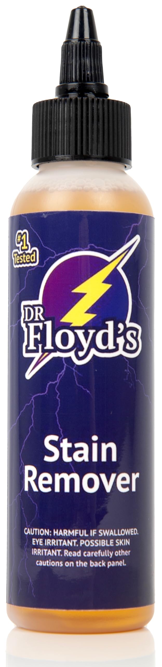 Dr Floyd's Stain Remover - Ranked #1 in Testing Against Major Brands - Prewash - Removes Grease, Oil, Food, Coffee, Blood, Sweat, Grass, Ink, dirt