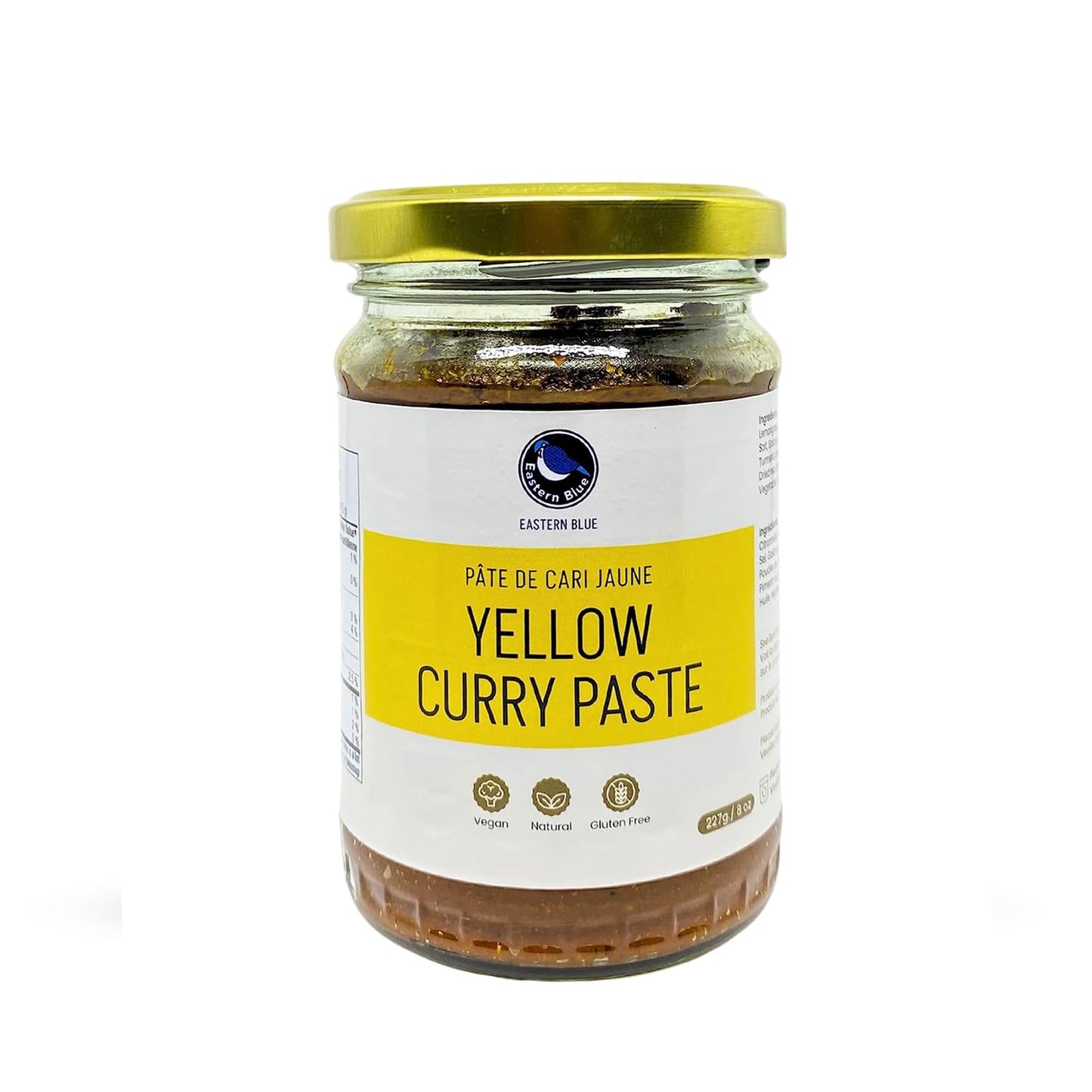 Eastern Blue Thai Curry Paste - Thai Yellow Curry Paste 8 Oz | Authentic Thai Curry Sauce for Tasty Dishes and Curries | Vegan, Gluten Free & Nuts