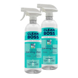 CleanBoss Sparkling Glass Cleaner, Streak-Free Formula for Windows and Mirrors, Plant-Powered (2)