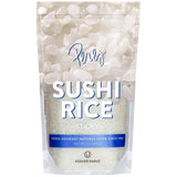 Sushi Rice (16 Oz/Bag x 6 Pack) - White Sticky Short Grain - Vegan, Non-GMO, Made In USA, Sushi, Rice Ball, And Everyday Japanese Dishes - Resealable Packaging