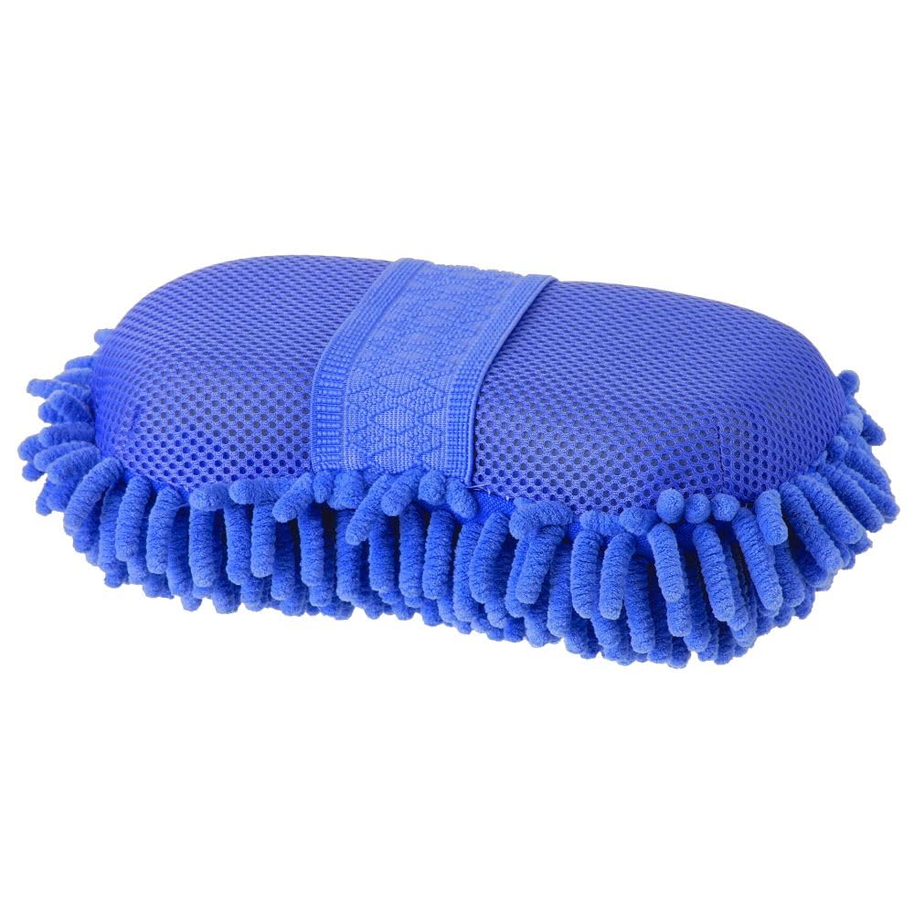 Tough1 Micro Fiber Bristle Sponge - Royal Blue