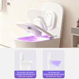ORPKIAT Toilet UV-C 275nm Sanitizer Lamp - Smart Toilet Seat Sanitizer & Odor-Reducing Bathroom Accessory with 2000mAh Rechargeable Battery, USB-C