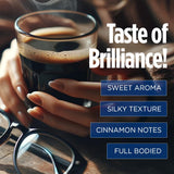 VitaCup Organic Genius Keto Coffee Pods, Increase Energy & Focus w/MCT Oil, Turmeric, B Vitamins, D3, Medium Dark Roast, Bold, Smooth, Single Serve