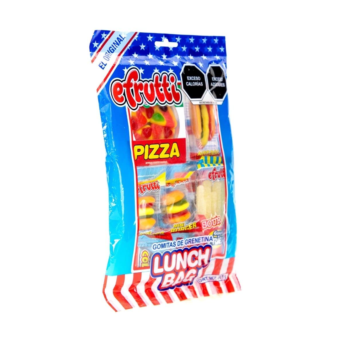 e.frutti Lunch Bag Gummi Candy, 2.7-Ounce Bags (Pack of 12)
