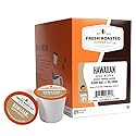 Fresh Roasted Coffee, 100% Hawaiian Kona, Medium Roast, Kosher, K-Cup Compatible, 24 Pods
