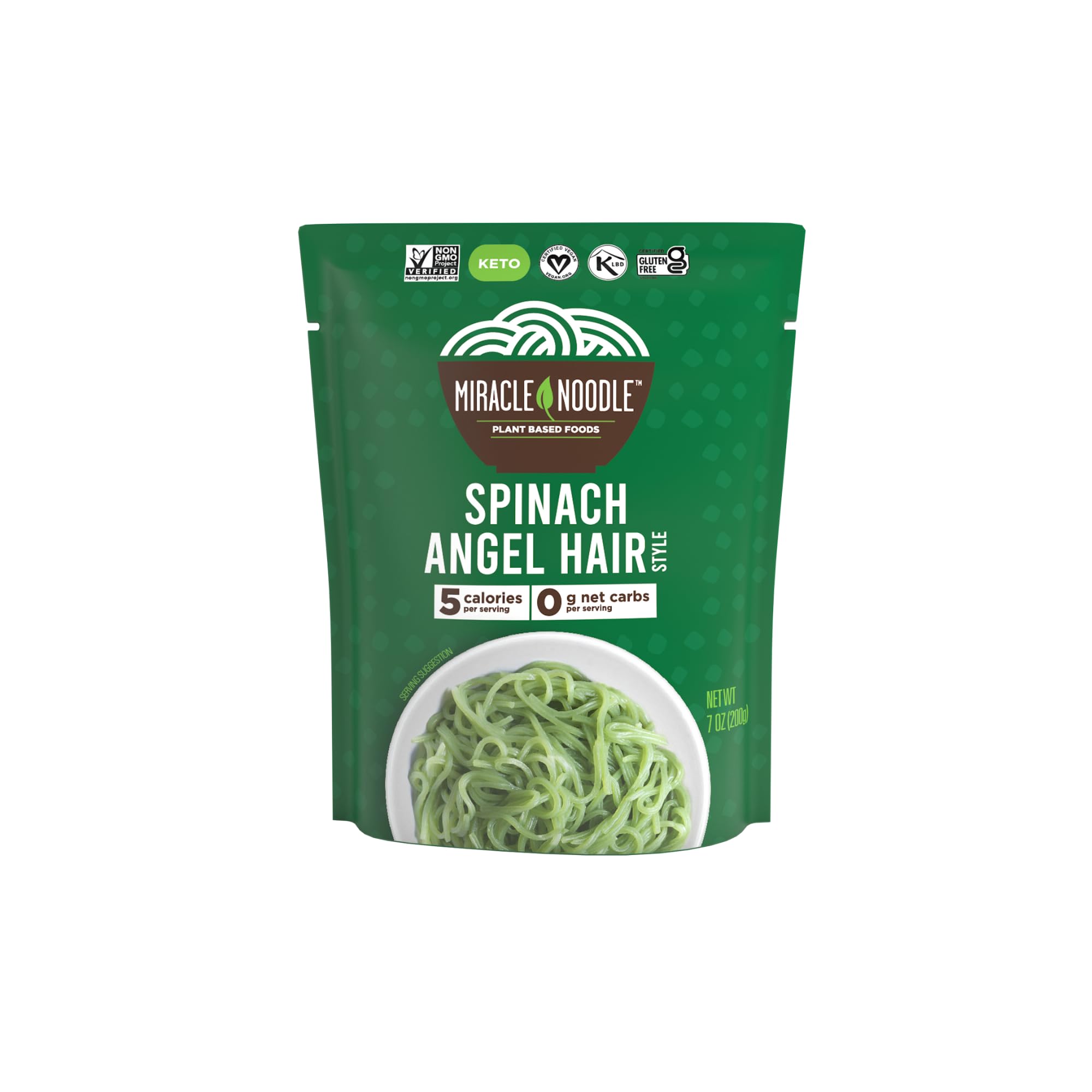 Miracle Noodle Spinach, 7 Ounce