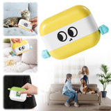 3Pcs Reusable Lint Rollers for Pet Hair, Washable Sticky Roller, Silicone Hair Scraper, 2-in-1 Reusable Lint Remover Portable Pet Hair Remover