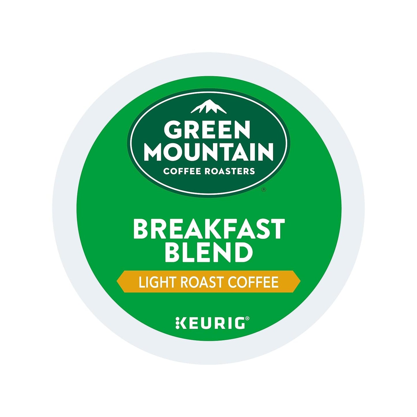 Green Mountain Breakfast Blend Coffee Keurig K-Cup Pods, Light Roast, 70/Box (5000373741)