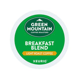 Green Mountain Breakfast Blend Coffee Keurig K-Cup Pods, Light Roast, 70/Box (5000373741)
