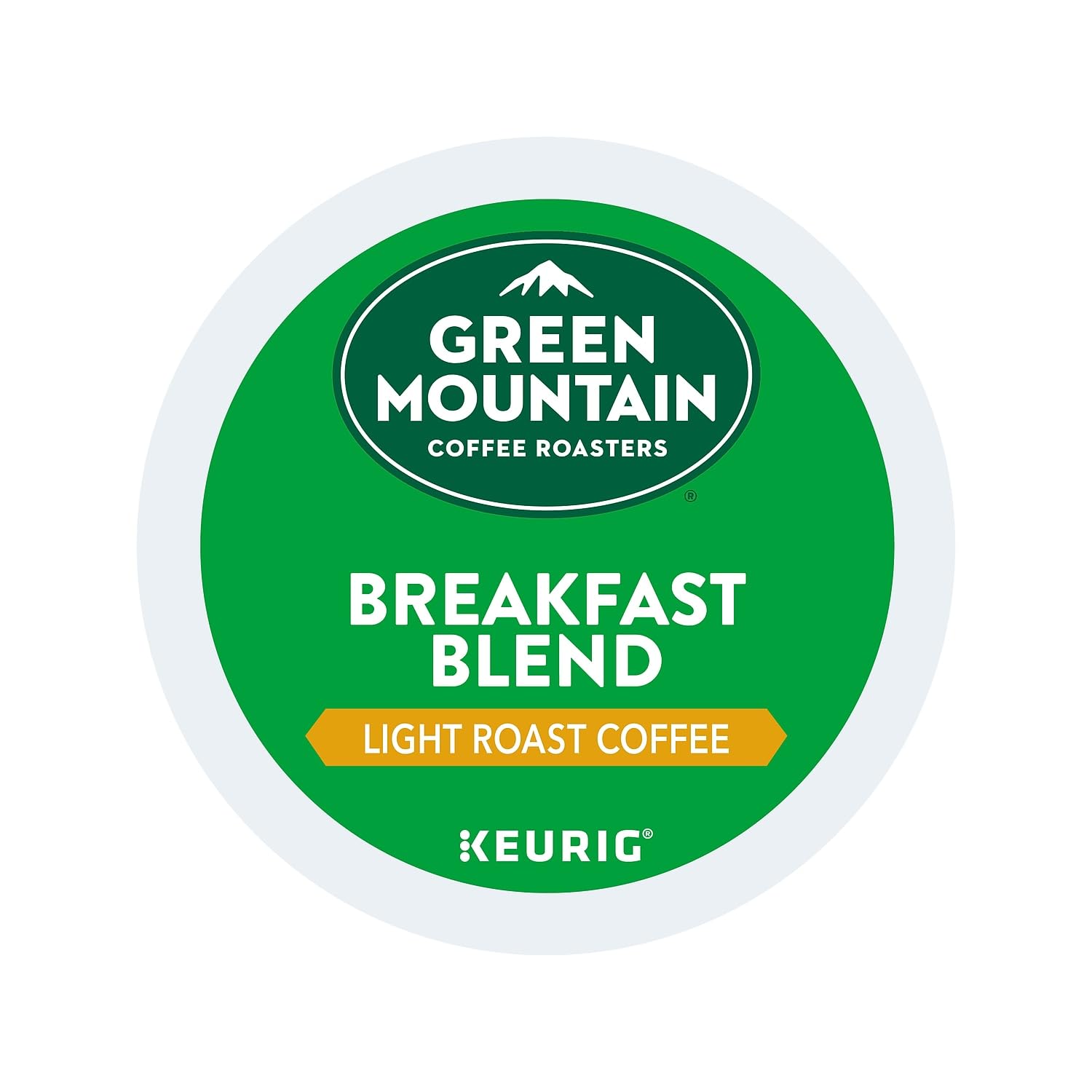 Green Mountain Breakfast Blend Coffee Keurig K-Cup Pods, Light Roast, 70/Box (5000373741)