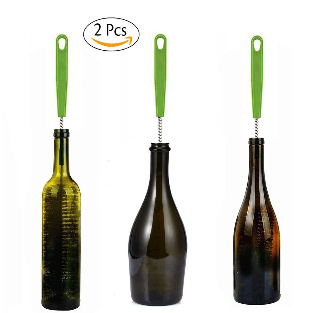 Long Bottle Brush, 17 in Bendable Cleaner Brushes for Cleaning Neck Beer Bottles, Wine, Baby Bottles, Water Bottles, Tumblers, Flask, Bird Feeder