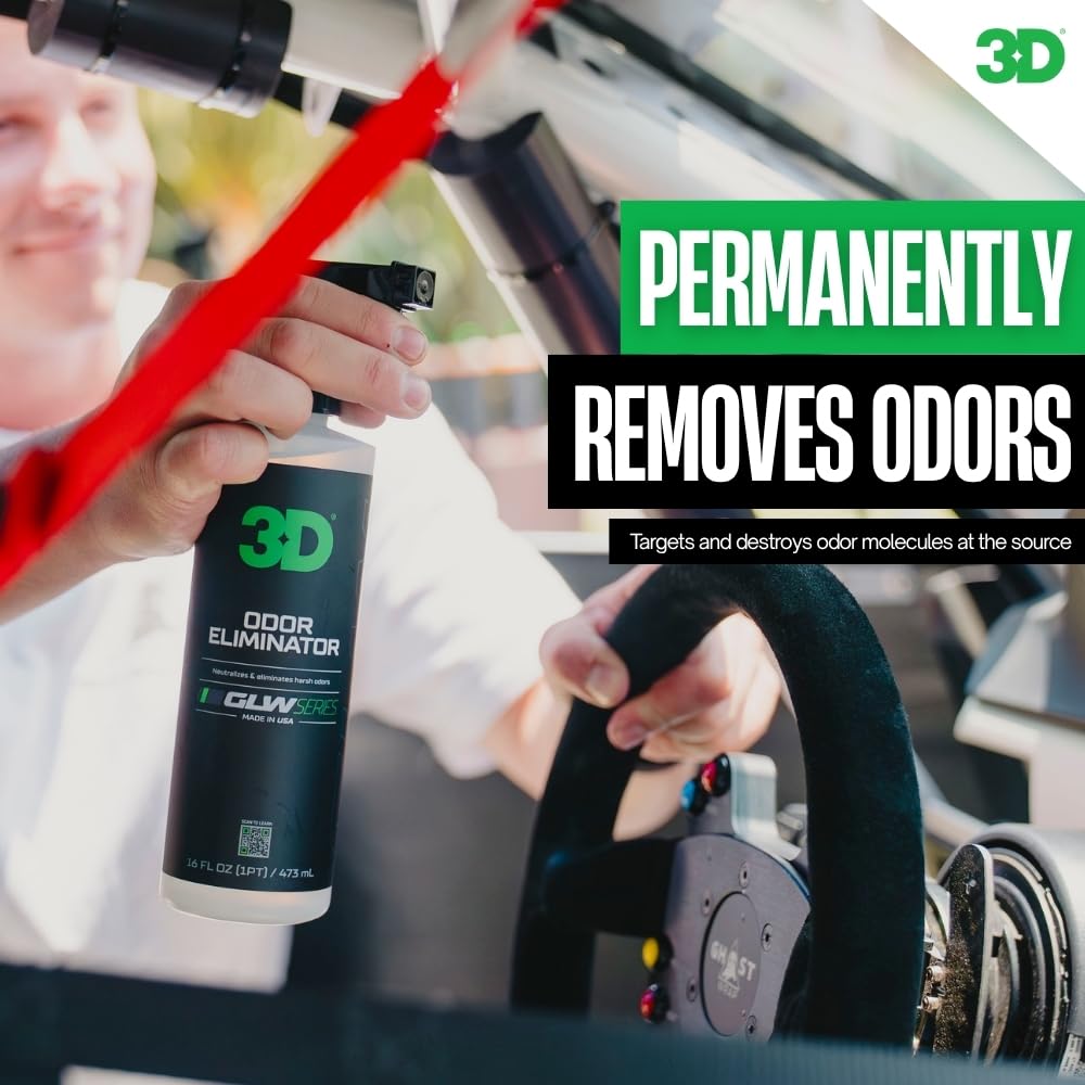 3D Odor Eliminator, GLW Series | Ultra Powerful Air Freshener | Long Lasting Odor Relief | Neutralizes Unwanted Smells | Fresh Scent | DIY Car