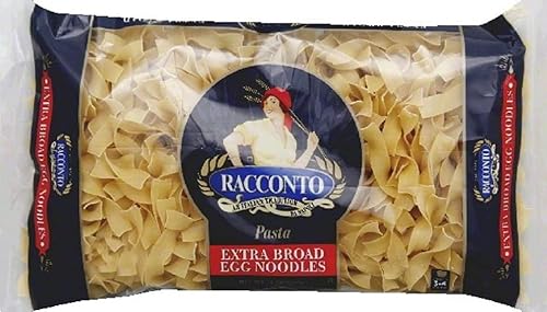 Racconto Extra Broad Egg Noodles, 12-Ounce (Pack of 12)