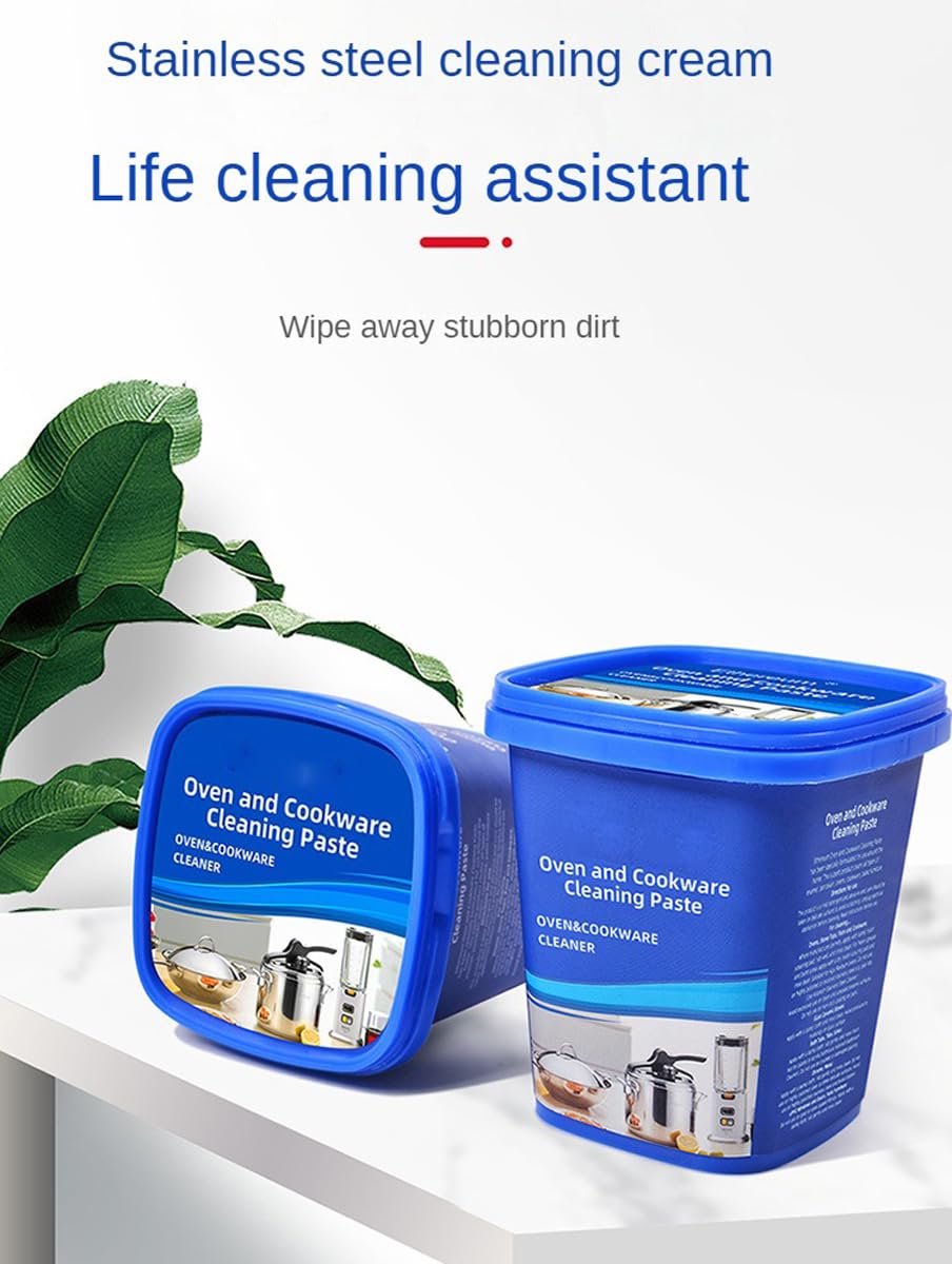 JUDEWY Strong stainless steel cleaning cream for kitchen utensils to remove oil stains Stainless steel cleaning cream