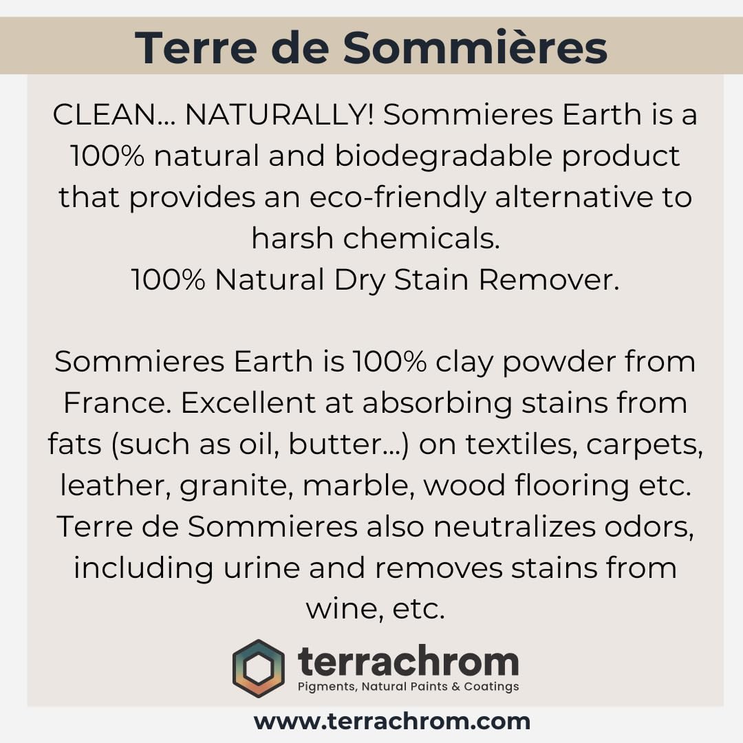 Terre de Sommières | Sommieres Earth, 100% natural Dry Stain Remover (1 KG)