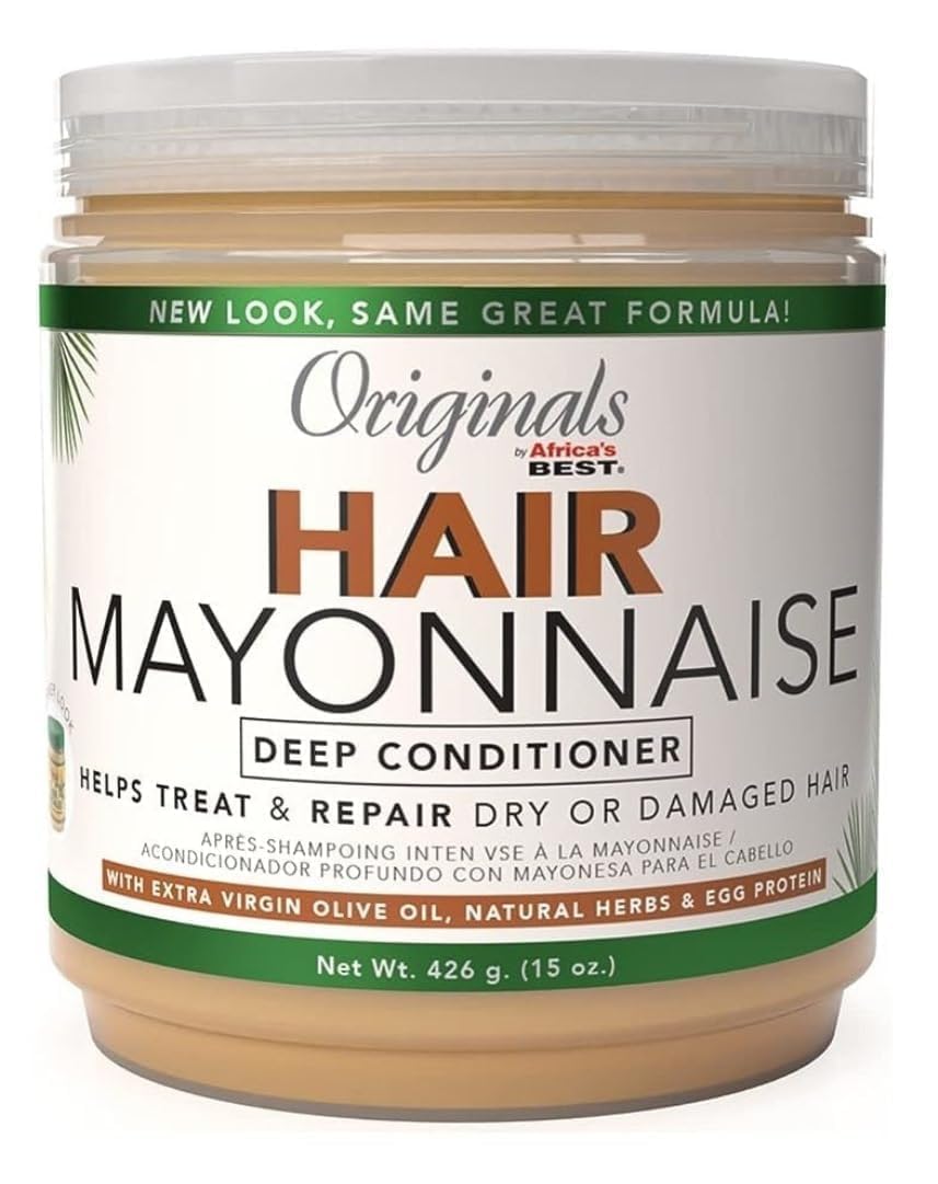 Africas Best Orig Hair Mayonnaise 15 Ounce Jar (443ml)