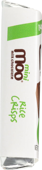 Moo Chocolate Organic Milk Chocolate Rice Crisps Bar, 0.7 OZ