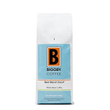 BIGGBY Best Decaf, Whole Bean Coffee, 12 oz Bag, Medium Roasted