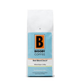 BIGGBY Best Decaf, Whole Bean Coffee, 12 oz Bag, Medium Roasted