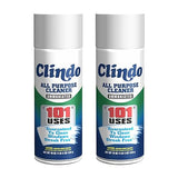 Gold Eagle Clindo Indoor Outdoor Window Cleaner Spray Streak-Free All-Purpose Cleaner Ammoniated White 19 Ounce (HA51420) 2PK