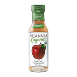 BRIANNAS - Organic Apple Cider Vinaigrette Dressing - Certified Kosher & Organic Salad Dressing made with Premium Ingredients - 10 oz. Bottle