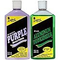 CALIFORNIA CUSTOM - Purple Metal Polish & Aluminum Deoxidizer Kit, No Silicone, Body Shop Safe, Great for Aluminum, Brass, Copper, Chrome, Silver