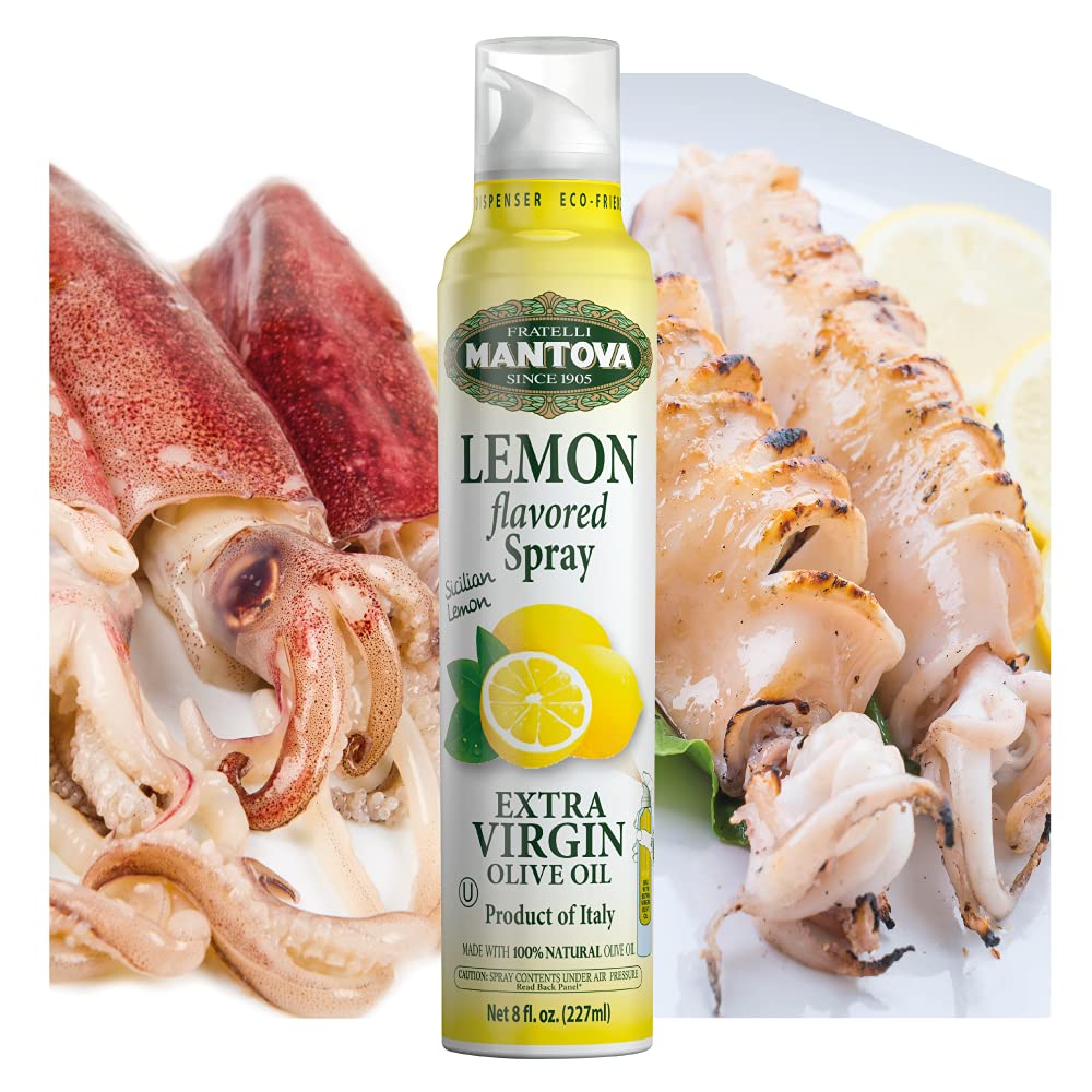 FISH SEASONING Extra Virgin Olive Oil Lemon, Garlic, Orange and Black Pepper Spray (Pack of 3)
