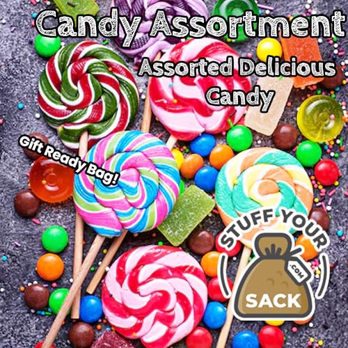 Sour Candy Variety Pack - 100+ Count Bulk Sour Candy Care Package - 3 lb Easter Gift Box of Tangy, Bite?Sized Treats by Stuff Your Sack