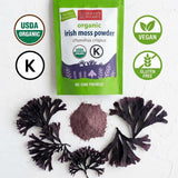 Ocean’s Balance Clean - Wild?Harvested Maine Irish Sea Moss (Chondrus crispus) Powder | Vegan • Lab?Tested Purity • 90+ Mineral Rich • Skin, Thyroid